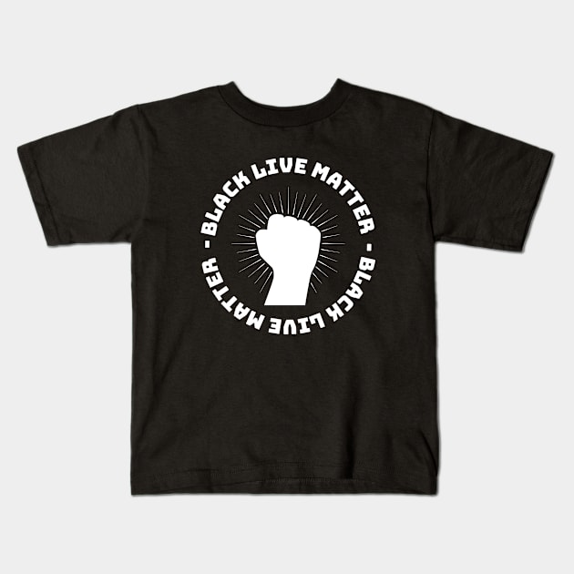 Black Live Matter T-Shirt Kids T-Shirt by aalfndi